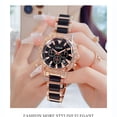 thumbnail image 2 of Labaoli Reloj de Pulsera de Eslabones de Acero Inoxidable para Mujer, Multicolor, 2 of 5
