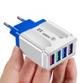 thumbnail image 1 of 4 puertos USB Mariposa Iluminada Cargador de pared Adaptador universal portátil 3.1A PC Tmvgtek Para estrenar, 1 of 8