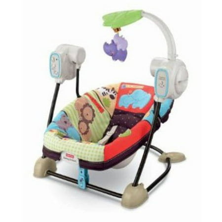 Fisher-Price - Spacesaver Swing, Luv U Zoo