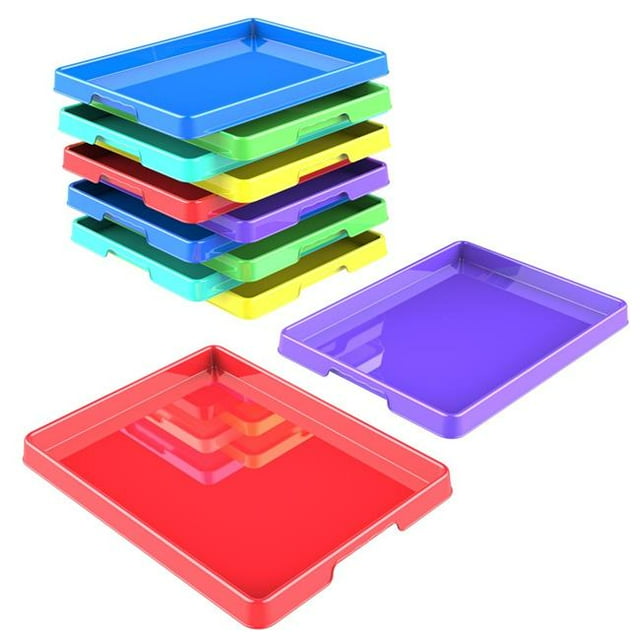 12 x 16 in. Sorting & Crafts Tray, Assorted Color - Pack of 12