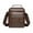 Brown, variant on Men's Genuine Leather Crossbody Bag with Multiple Compartments, Stylish Chest Shoulder Sling Pack for Travel Work Daily Use