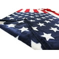 thumbnail image 4 of 59"x79" American Flag Bed Sofa Blanket Couch Cover Luxury Super Soft Flannel Warm Plush Fleece Bed Throw Quilt Blanket Bedspread for Bed Couch Sofa Car Travel Bedding Blankets Machine Washable, 4 of 5
