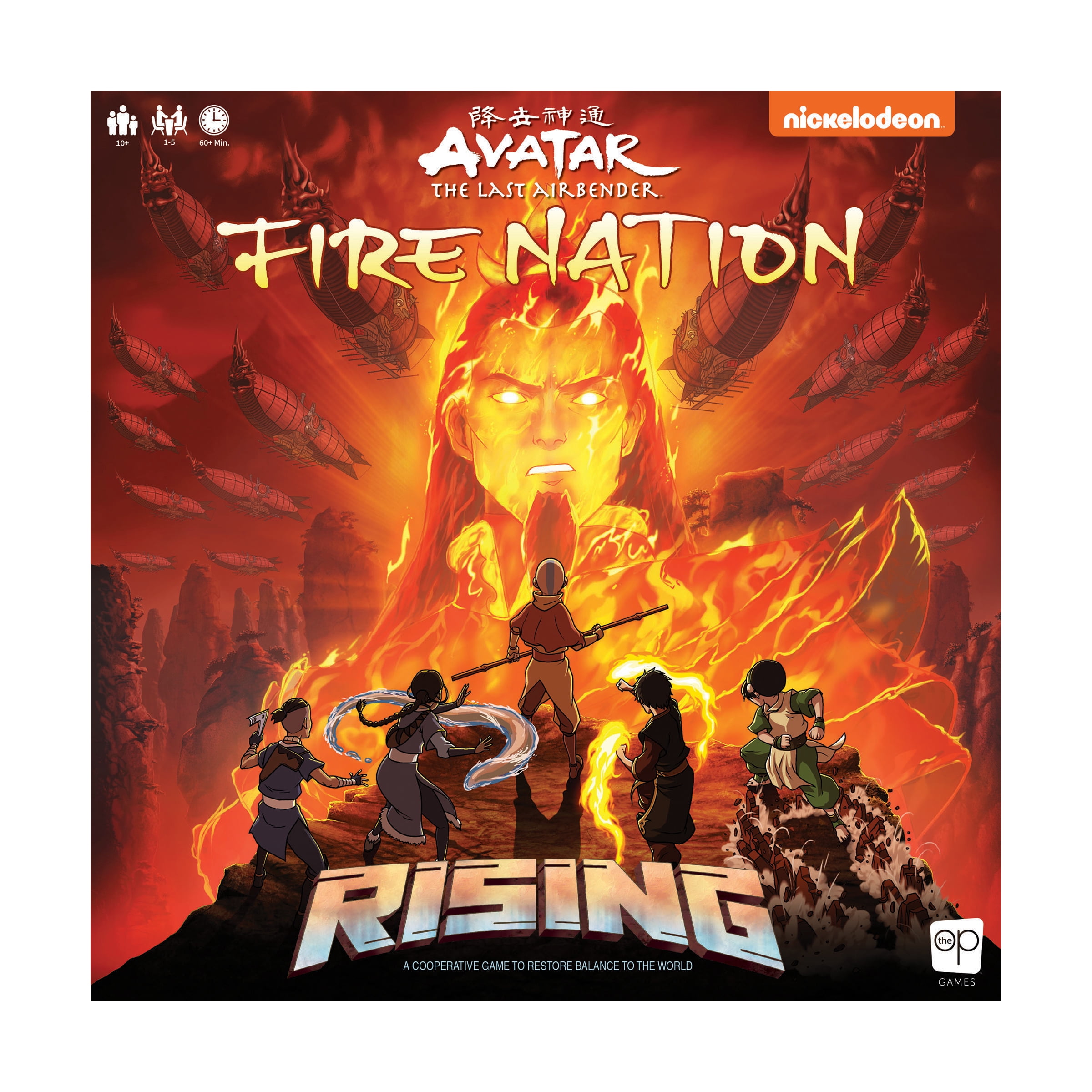 Avatar The Last Airbender Fire Nation Rising Board Game
