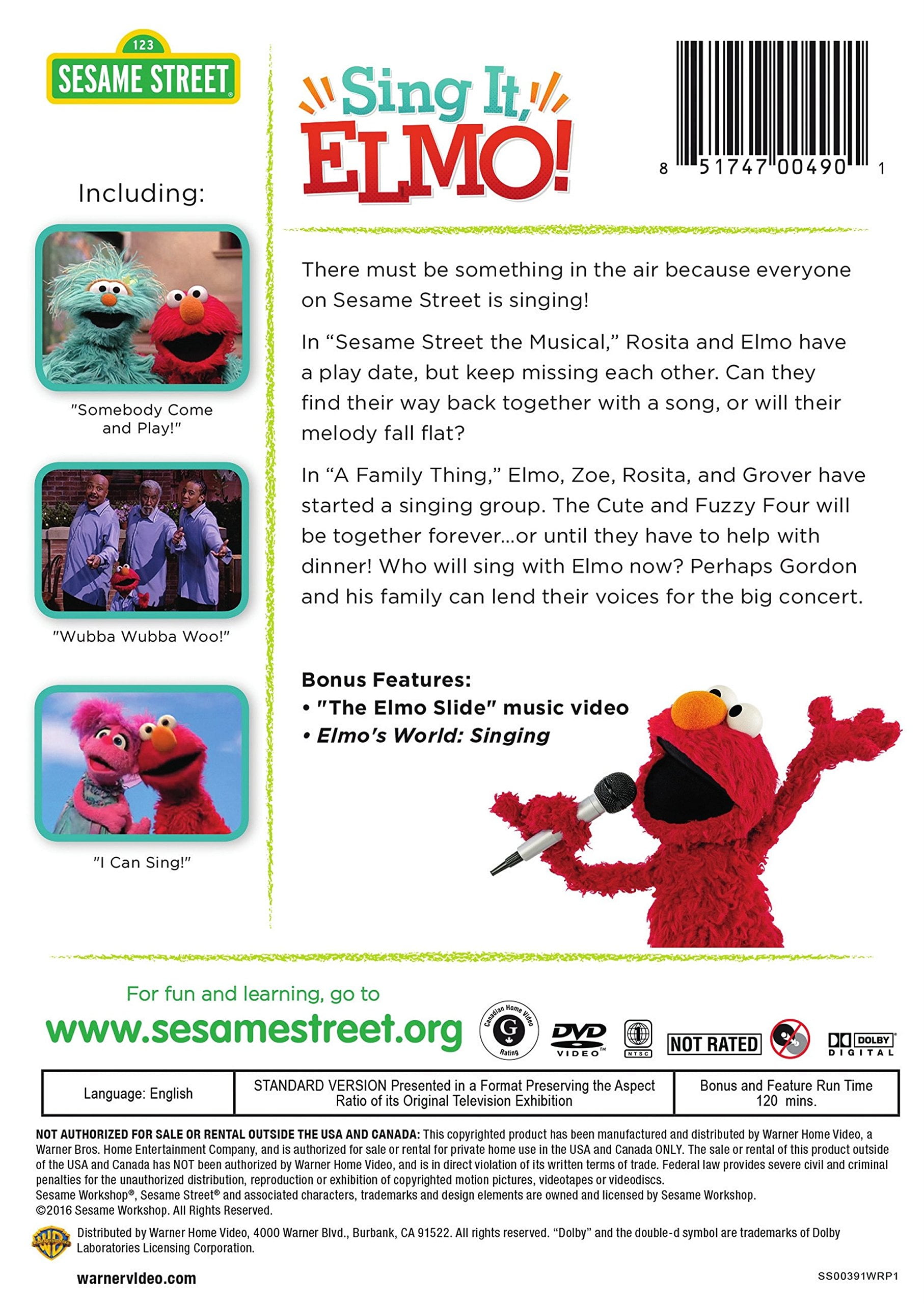Sing It Elmo! [DVD] - Walmart.com