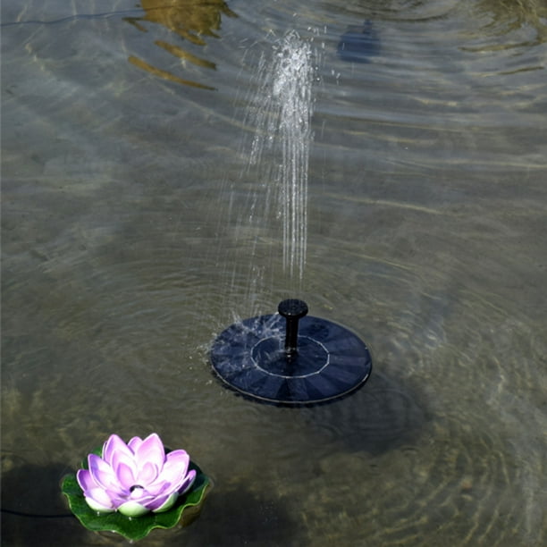 Mini fontaine d'eau flottante solaire pour la décoration d'étang