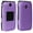 Purple, variant on Case for Alcatel Go Flip V, Nakedcellphone Protective Hard Cover [Grid Texture] for MyFlip 4G, QuickFlip, AT&T Cingular Flip-2, (A405DL, 4051s, 4044, A405DL) - Bold Red