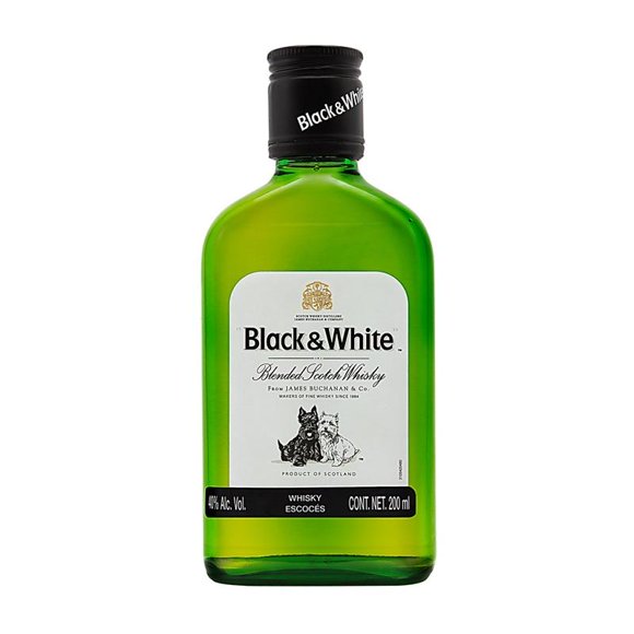 Caja de 48 Whisky Black And White Blend 200 ml Black And White Blend