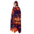 thumbnail image 2 of Capa unisex con capucha de longitud completa para mujer, capa larga, disfraz de cosplay, capa de Halloween con estampado divertido, capa de poliéster para mujer, 2 of 6