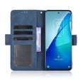thumbnail image 5 of Case for TCL 20 5G/TCL 20S Cover Adjustable Detachable Card Holder Magnetic closure Leather Wallet Case - Blue, 5 of 5