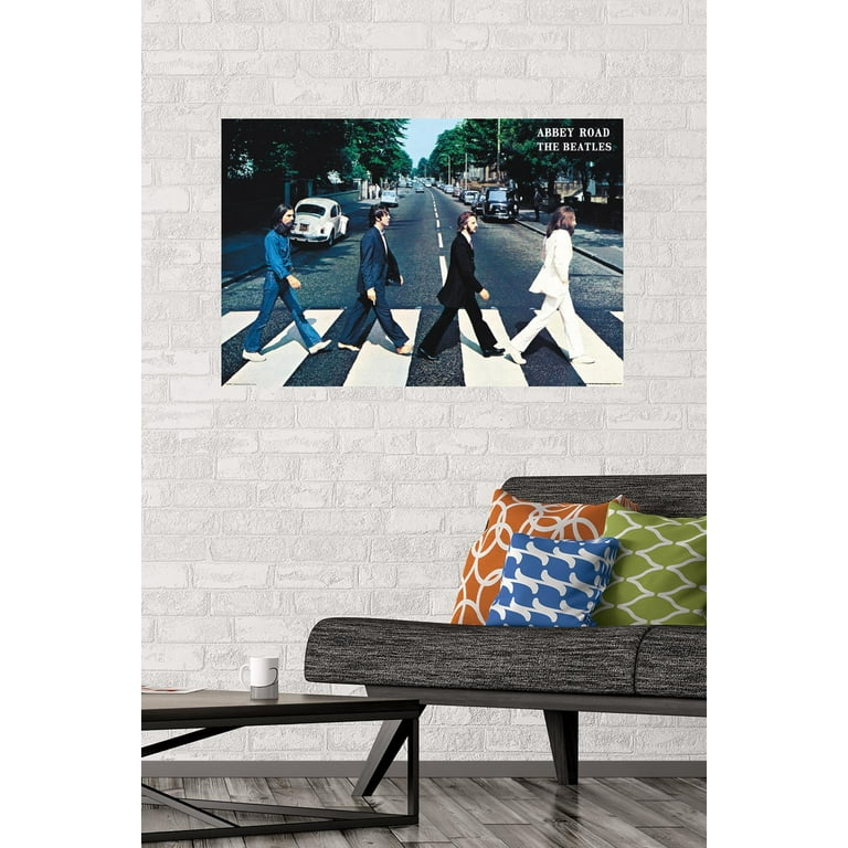 ABBey Road THE BEATLES ポスター The-Beatles-Abbey-Road-Wall-