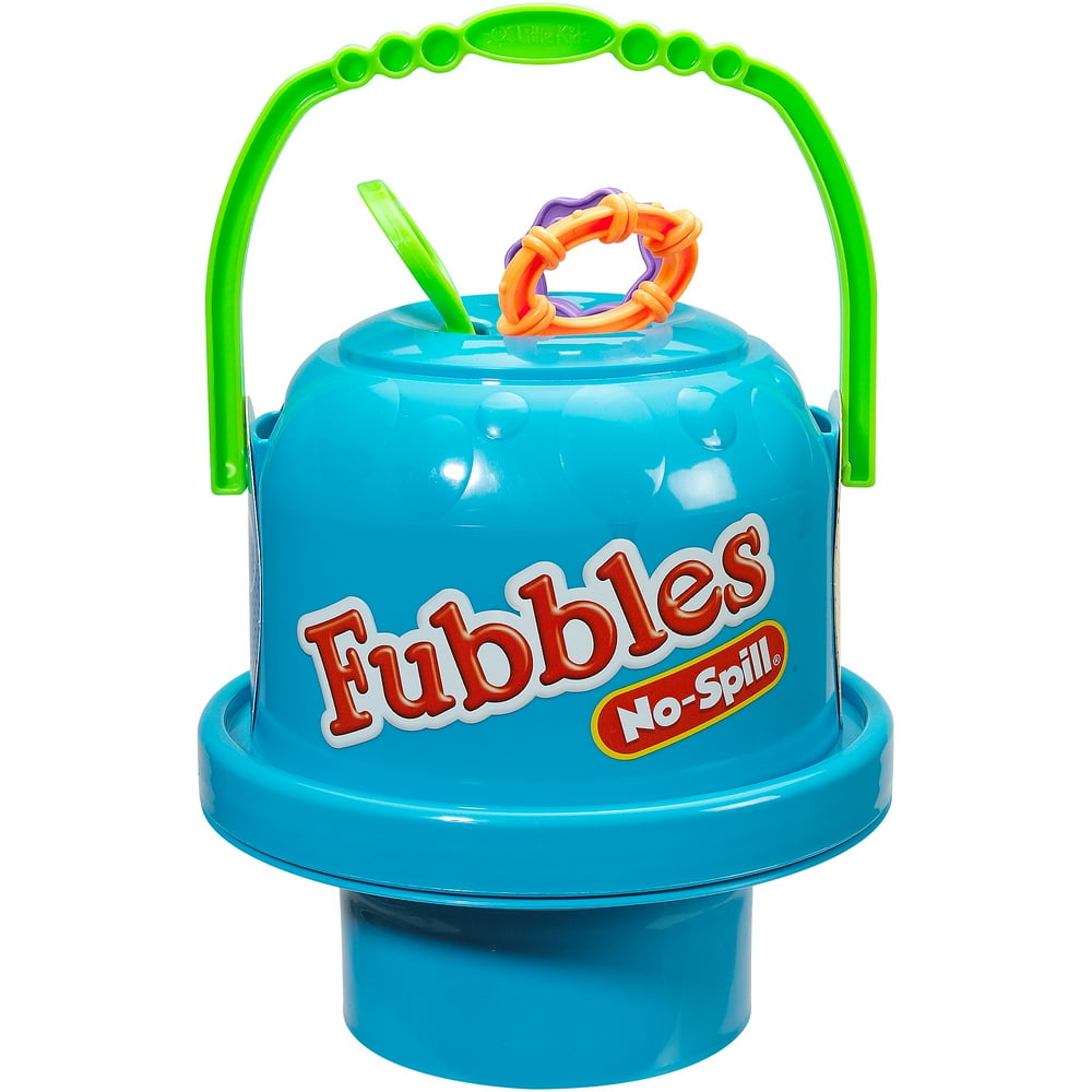 Little Kids Fubbles NoSpill Big Bubble Bucket, Blue
