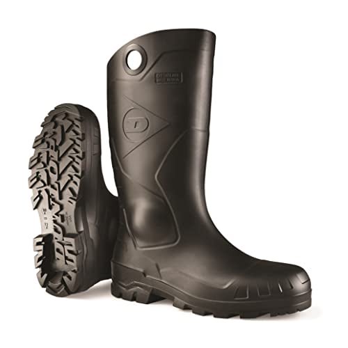 Dunlop Protective Bottes Chesapeake avec Embout en Acier, 100 % PVC Imperméable, Légères et Durables, Taille 15