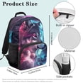 thumbnail image 7 of Yuyamidu Wolf Children Backpacks for School 5th Grade Girls School Bookbag with 2 Side Pockets for Kids Boys 8-12, 7 of 7