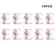 thumbnail image 5 of Inteprter 10 piezas de parches de transferencia de calor del alfabeto, pegatinas de letras inglesas de flores a la moda, apliques, insignia de Artesanía, 5 of 6
