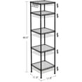 thumbnail image 3 of Bathroom Shelf, Storage Rack for Small Space, Black ULGR23BK, 3 of 7