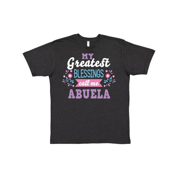 Inktastic My Greatest Blessings Call Me Abuela with Flowers T-Shirt