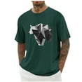 thumbnail image 2 of CYiJun George Graphic T Shirt for Men Summer Crew Neck Short Sleeve Casual Tees, 2 of 6