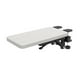 thumbnail image 3 of Placa de extensión para soporte de brazo de computadora, soporte estable para brazo de mouse, reposabrazos plegable, soporte de codo para escritorio, mesa de escritorio, mesa de hogar blanco, 3 of 9