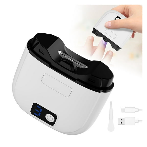 Electric Nail Clipper, 3 Speeds Automatic Electric Nail Trimmer for Adults Seniors Baby Children with LED Light, Rechargeable Electric Nail Clippers for Men Women Kids, Electric Finger Toe Nail Cutter