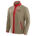 thumbnail image 2 of Men's NFL x Darius Rucker Collection by Fanatics  Tan San Francisco 49ers Heavyweight Polar Fleece Full-Zip Jacket, 2 of 6