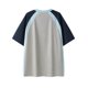 thumbnail image 3 of Tops para hombre, blusas y camisas de manga corta con cuello redondo para hombre, blusas casuales deportivas holgadas de manga corta con cuello redondo para hombre, blusas de poliéster para hombre, 3 of 3
