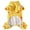 Yellow, variant on Pet Soft Comfortable Lovely Pajamas For Small Medium Dogs