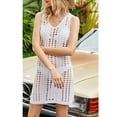 thumbnail image 2 of Hollow Out Beach Dress Women Crochet Swimsuit Cover Up Vestidos Female Bathing Suit Plus Size, 2 of 5