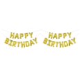 thumbnail image 1 of Toystoory Pancarta de globos de feliz cumpleaños - Inflado seguro y fácil Diseño ecológico y no tóxico Oro Oro 2Conjunto, 1 of 6