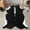 Black, variant on Small Cowhide Rug Black, Faux Cow Hide Rugs for Entryway Kitchen Hallyway Western Home Decor, Non Slip Cute Rug with Irregular Animal Skins and Hides, 2.3 x 3.6ft