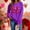 Purple, variant on Valentine's Day Sweatshirt for Women Black Oversized Kiss Lips & Hearts Print Crewneck Casual Loungewear Gift for Her,Size XL