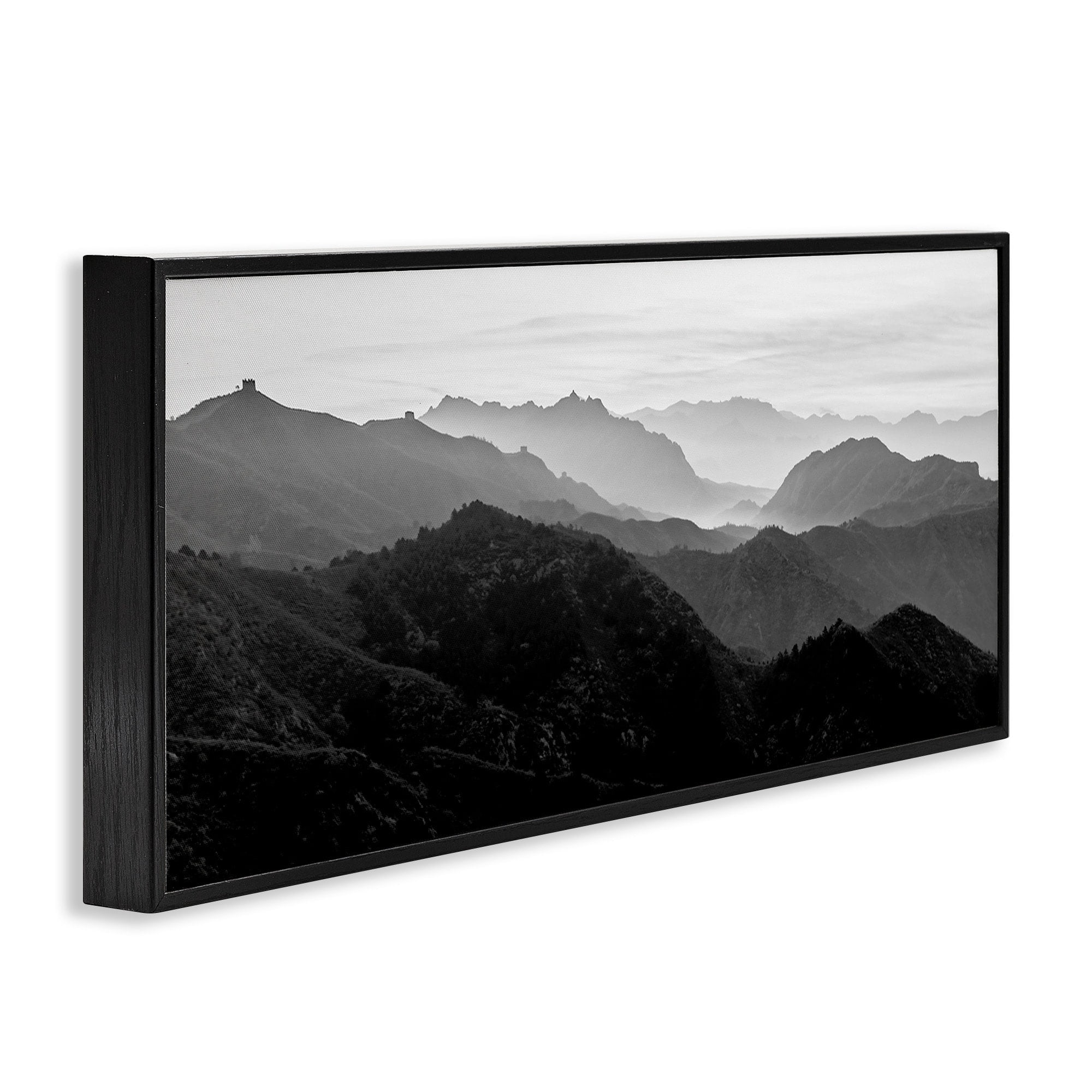 Stupell Indtries Misty Sky Open Mountain Landscape Black White Photography,30 x 13,Design by Danita Delimont