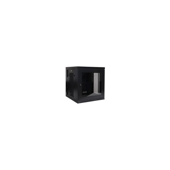 Tripp Lite SRW12USG 12U Wall Mount Rack Enclosure Cabinet w/ Plexiglas Front Door Insert