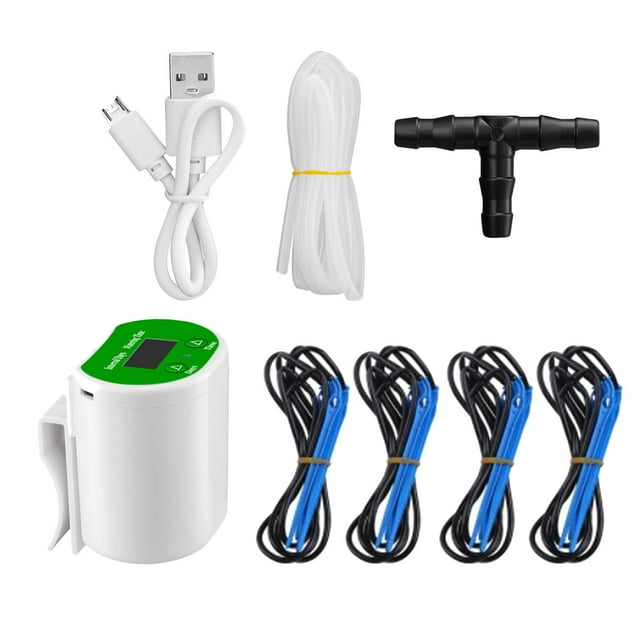 de riego por goteo para plantas en maceta para balcones, pequeños invernaderos, jardín, estilo B kusrkot Dispositivo de riego automático