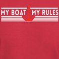 thumbnail image 3 of CafePress - My Boat My Rules T Shirt - Men's Classic Graphic Cotton T-Shirt, 3 of 4