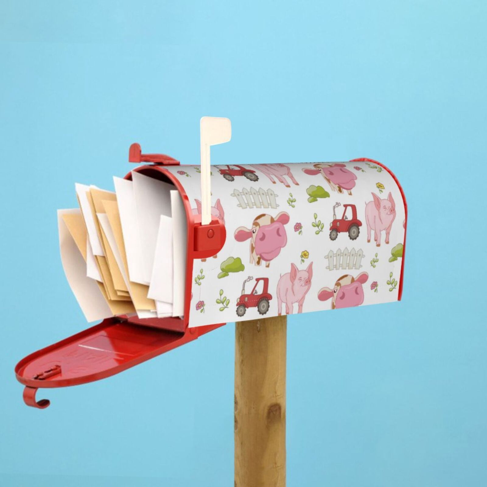 Kdxio Magnetic Mailbox Cover 21x18 in Mailbox Cover Outdoor Decoration Holiday Mailbox Covers for Home Garden Yard-21x18 in