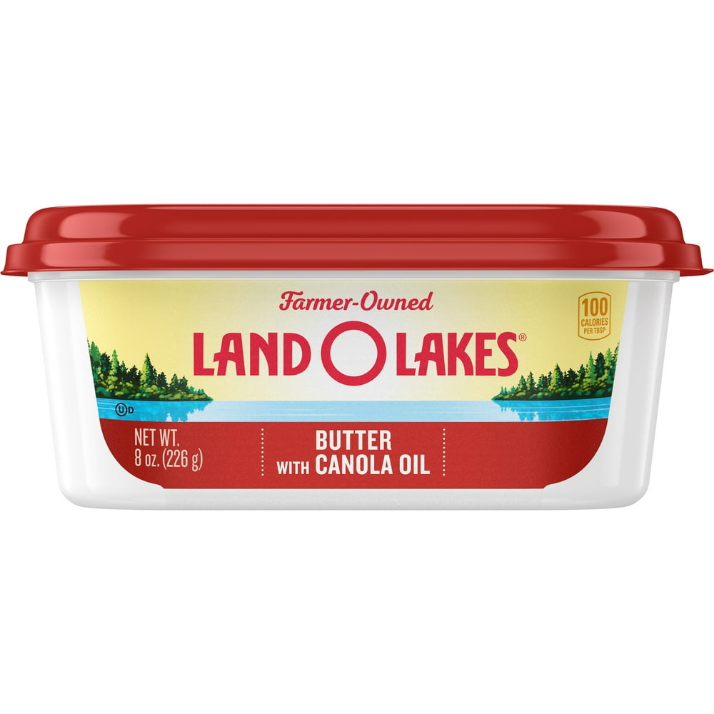 Land O Lakes® Butter with Canola Oil, 8 oz Tub