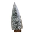 thumbnail image 2 of Árbol de Navidad artificial de escritorio, árbol de Navidad de mesa, manualidades, árbol de Navidad de escritorio flocado para decoración de interiore 10x26 cm, 2 of 8