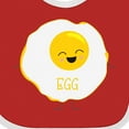 thumbnail image 4 of Inktastic Cute Kawaii Fried Egg Boys or Girls Baby Bib, 4 of 4