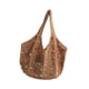 thumbnail image 4 of Bolsa de verano de la playa tejida Bolsa de trajes de playa para mujer casual para el trabajo de compras en la calle Viajes Caqui, 4 of 8