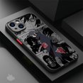 thumbnail image 3 of Funda de narutos-itachis para Apple iPhone, 15, 11, 14, 13, 12 Pro, 7, XR, X, XS, Max, 8 Plus, 6, 6S, SE, 2022, 15Pro, color negro mate, 3 of 5