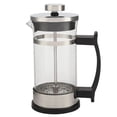 thumbnail image 2 of French Press Coffee Maker, Stainless Steel Glass Coffee Pot Household Tea Maker, Coffee Press Filter Pot Portable Cold Brew Teapot for Kitchen Travel Coffee Bar Accessories, 2 of 7