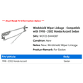 thumbnail image 2 of Windshield Wiper Linkage - Compatible with 1998 - 2002 Honda Accord Sedan 1999 2000 2001, 2 of 2