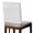 White, variant on Pink Burlap Texture Chair Back Cover for Dining Room Set of 8, Farmhouse Vintage Pink Removable Kitchen Chair Slipcovers, Washable Seat Protector for Restaurant Party Banquet Wedding Décor