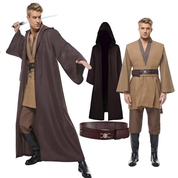 Disfraz de cosplay Cosplaysky para hombre, túnica, Halloween, set completo