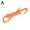 Orange, variant on Outdoor Mini Fish Mouth Buckle Multi-functional Keychain Carrying Clip Hot I4