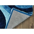 thumbnail image 5 of United Weavers of America Veria Cissa Shag Swirl Shag Contemporary Area Rugs, Blue, 5 of 5
