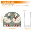 thumbnail image 4 of Yayeee Napkin Holder for Table Kitchen Paper Tissue Organization, Winter Goose Scarves, 4 of 8