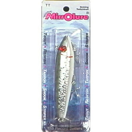 UPC: 0042095022185 | MirrOlure Mirrirlure Tiny Trout 9/16 oz Green Silver
