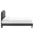 thumbnail image 4 of Modway Amber Tufted Performance Velvet King Platform Bed in Charcoal, 4 of 10