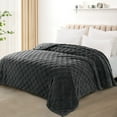 Exclusivo Mezcla King Size Flannel Fleece Blanket, Super Soft 3D